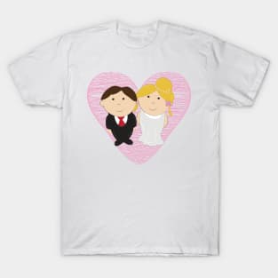 Cute Wedding Couple T-Shirt